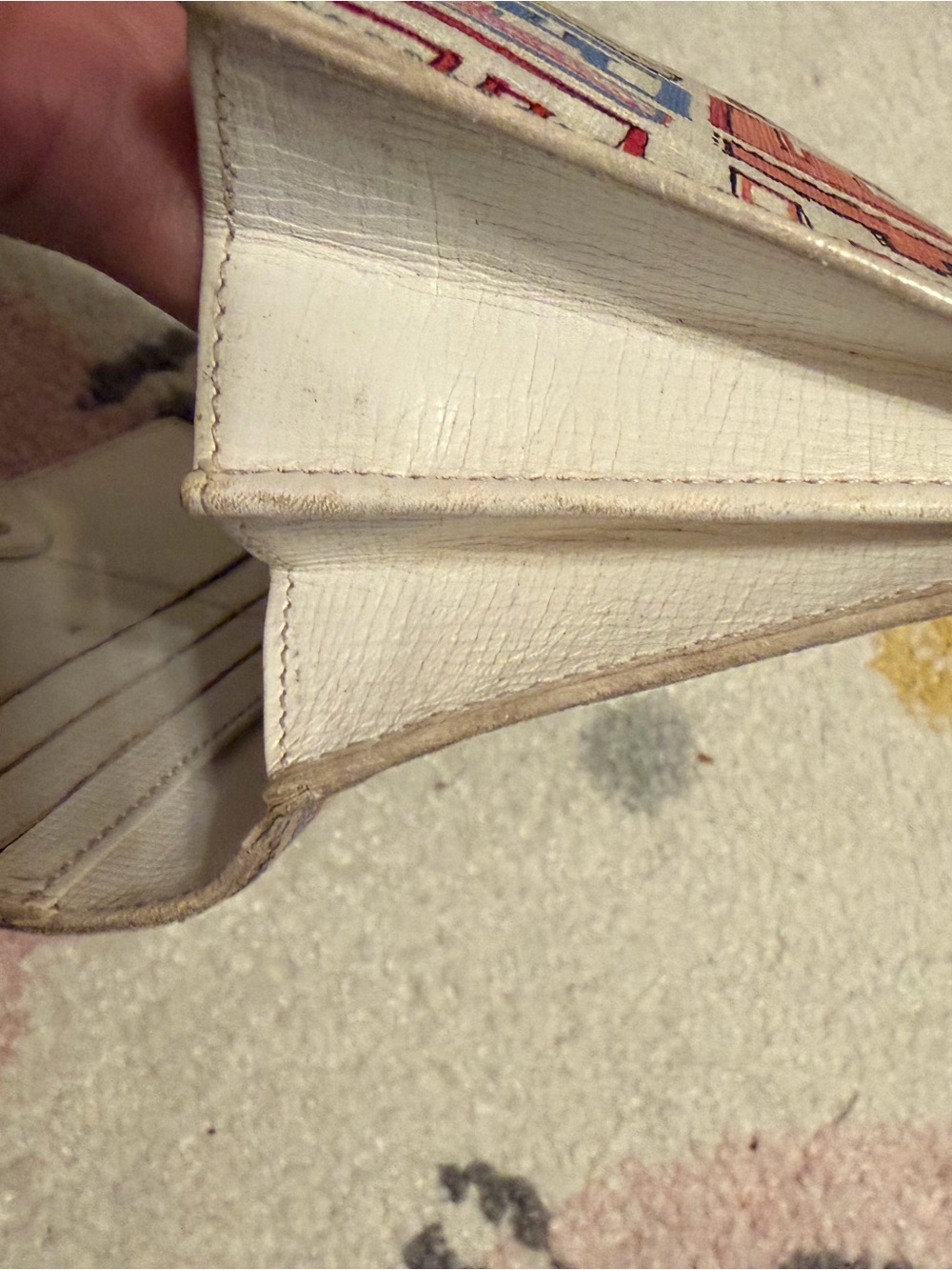 Fendi Multicolor FF Canvas Wallet in Cream, Pink, Orange, Blue, Yellow, Black - Picture 6 of 8